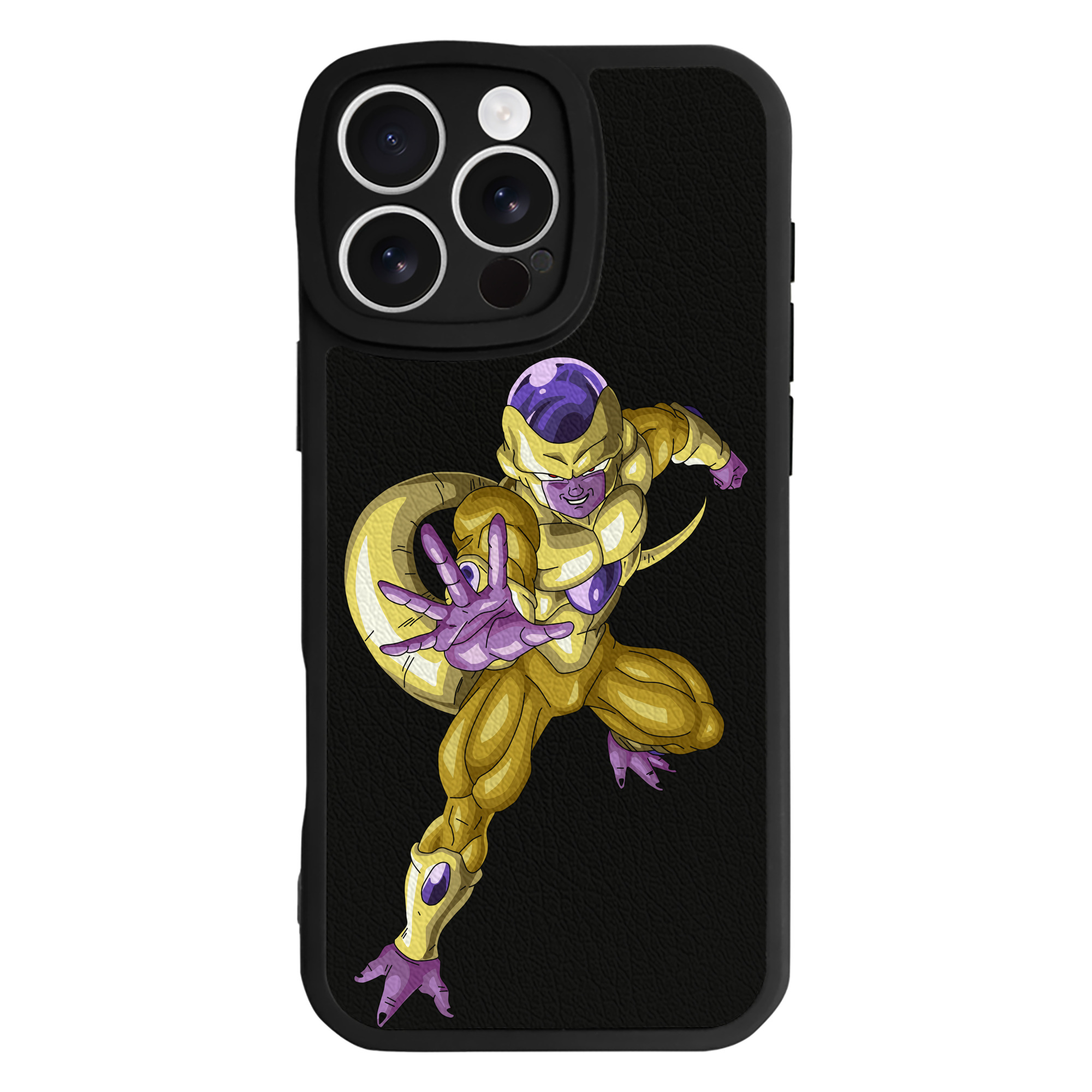 （画像用） ドラゴンボール フリーザ DRAGON BALL Frieza 【iPhone 16シリーズ対応】シリコンスマホケース（レザー調） 材質：シリコン